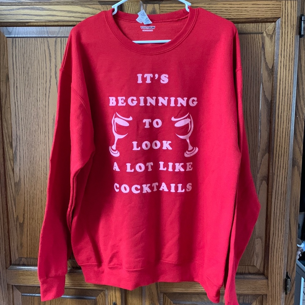 Funny Christmas sweatshirt.